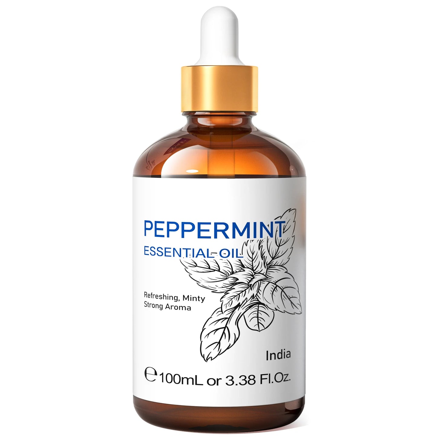 HIQILI Essential Oil Blend – Peppermint, Sandalwood & Lemon (100ML)
