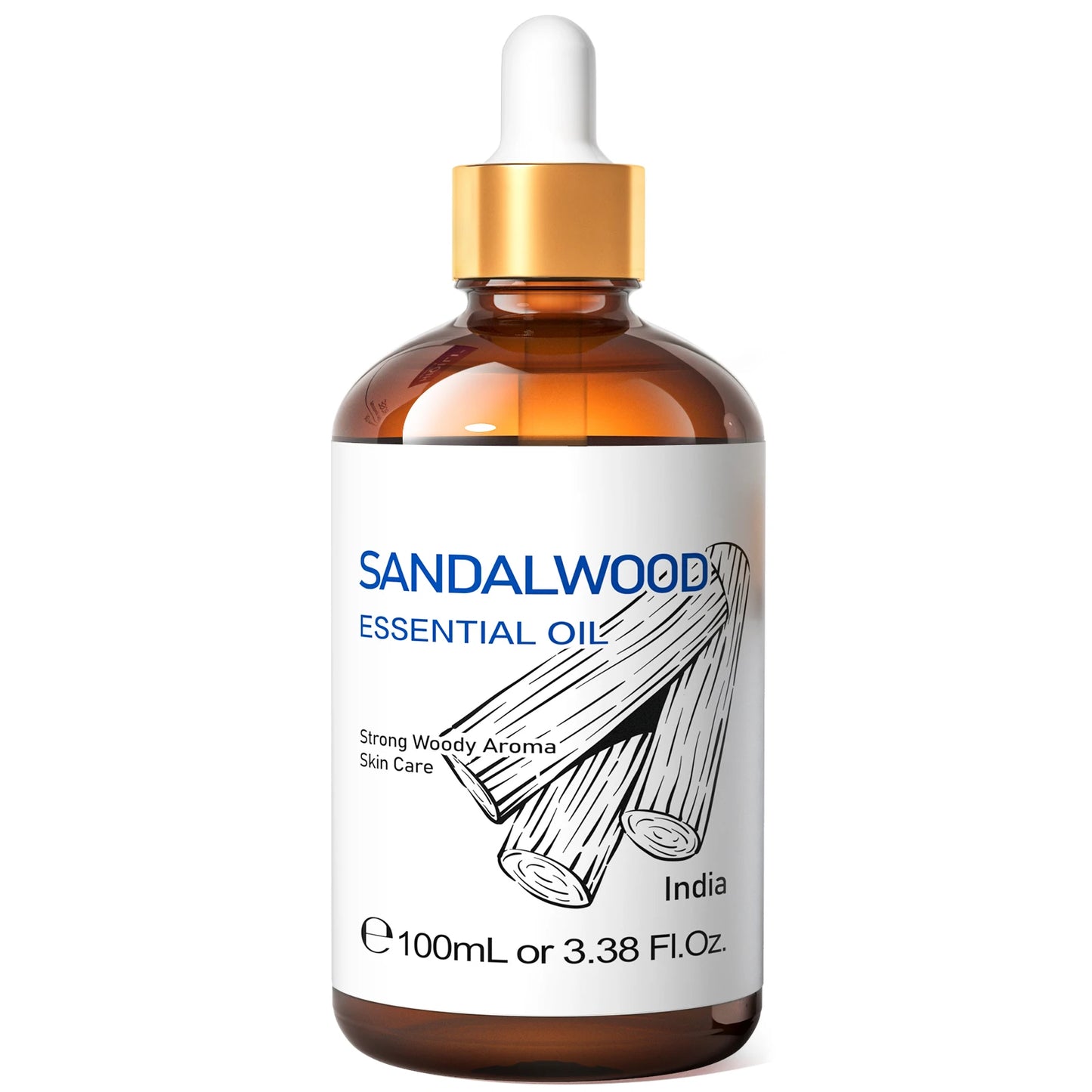 HIQILI Essential Oil Blend – Peppermint, Sandalwood & Lemon (100ML)